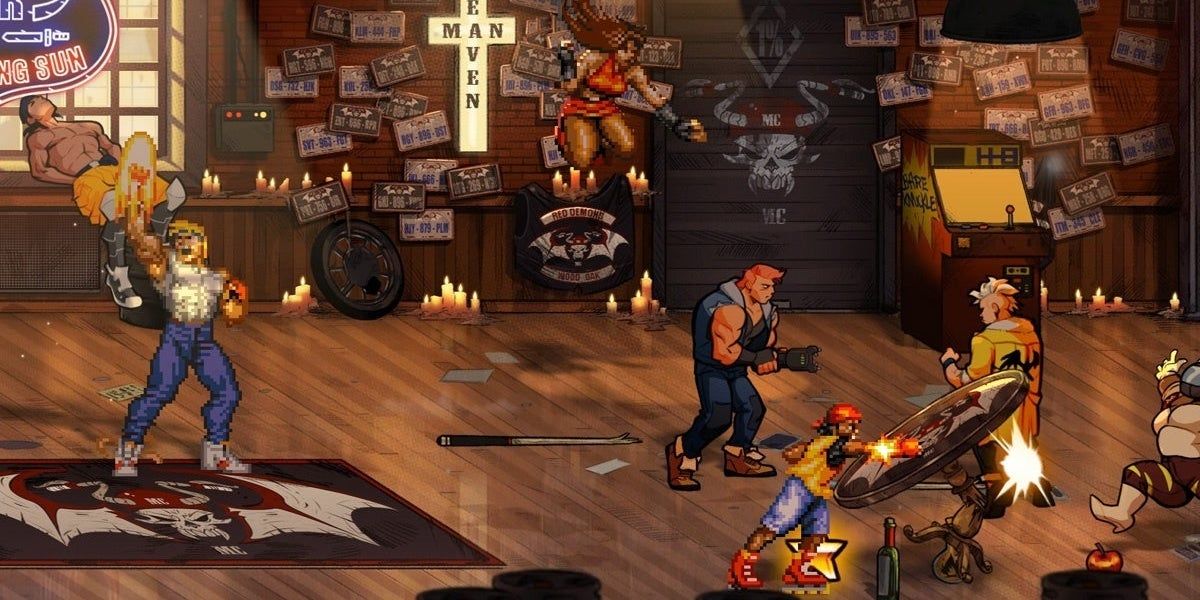 Streets of rage 4 combat