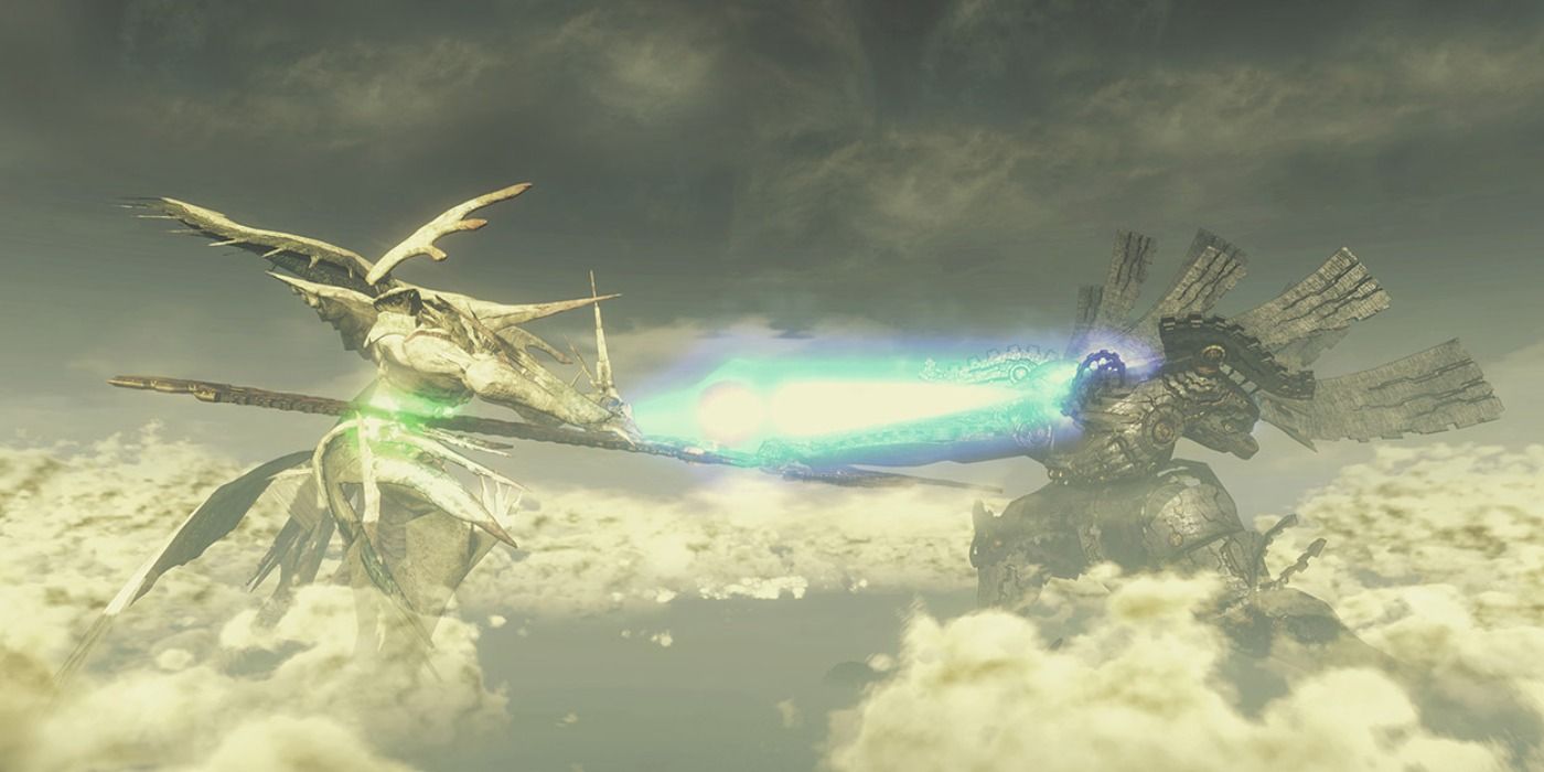 Xenoblade Chronicles Definitive Edition Two Robots Fighting