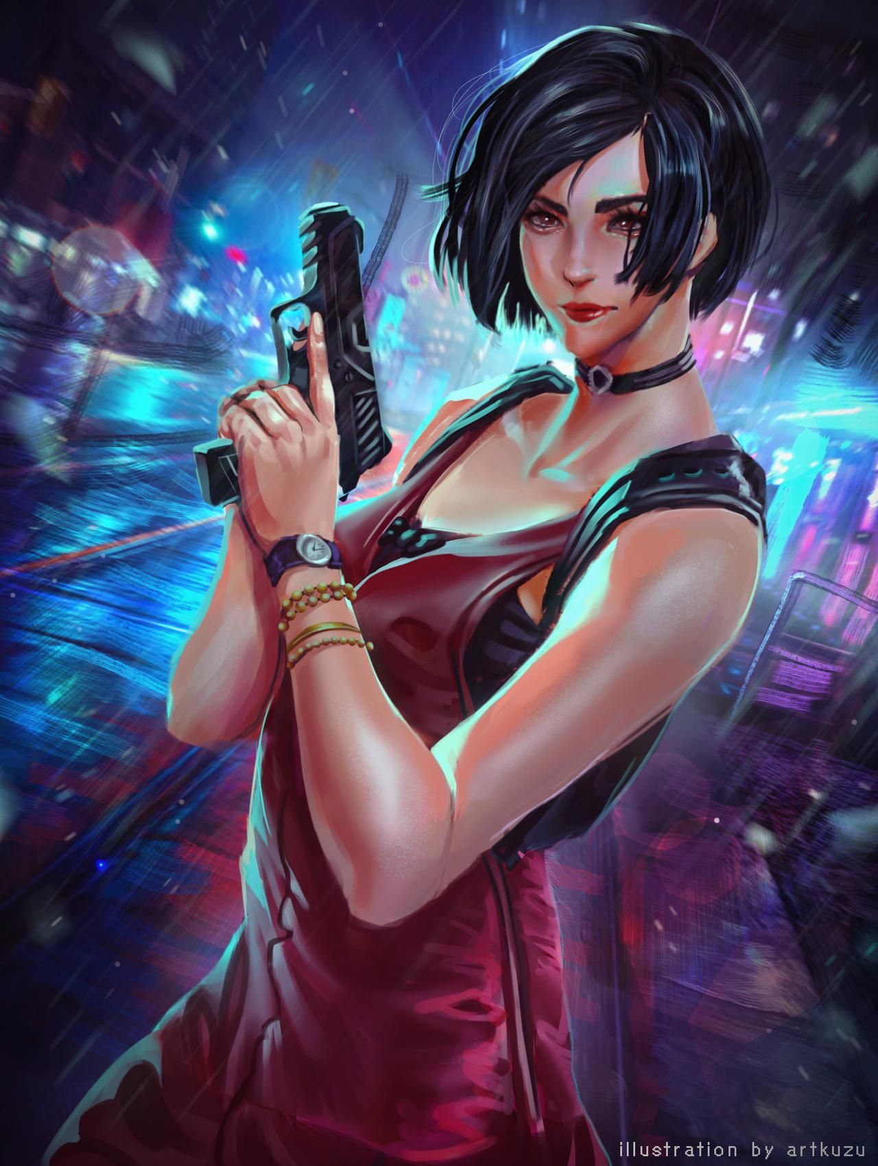 Resident Evil: 10 Pieces Of Ada Wong Fan Art We Love