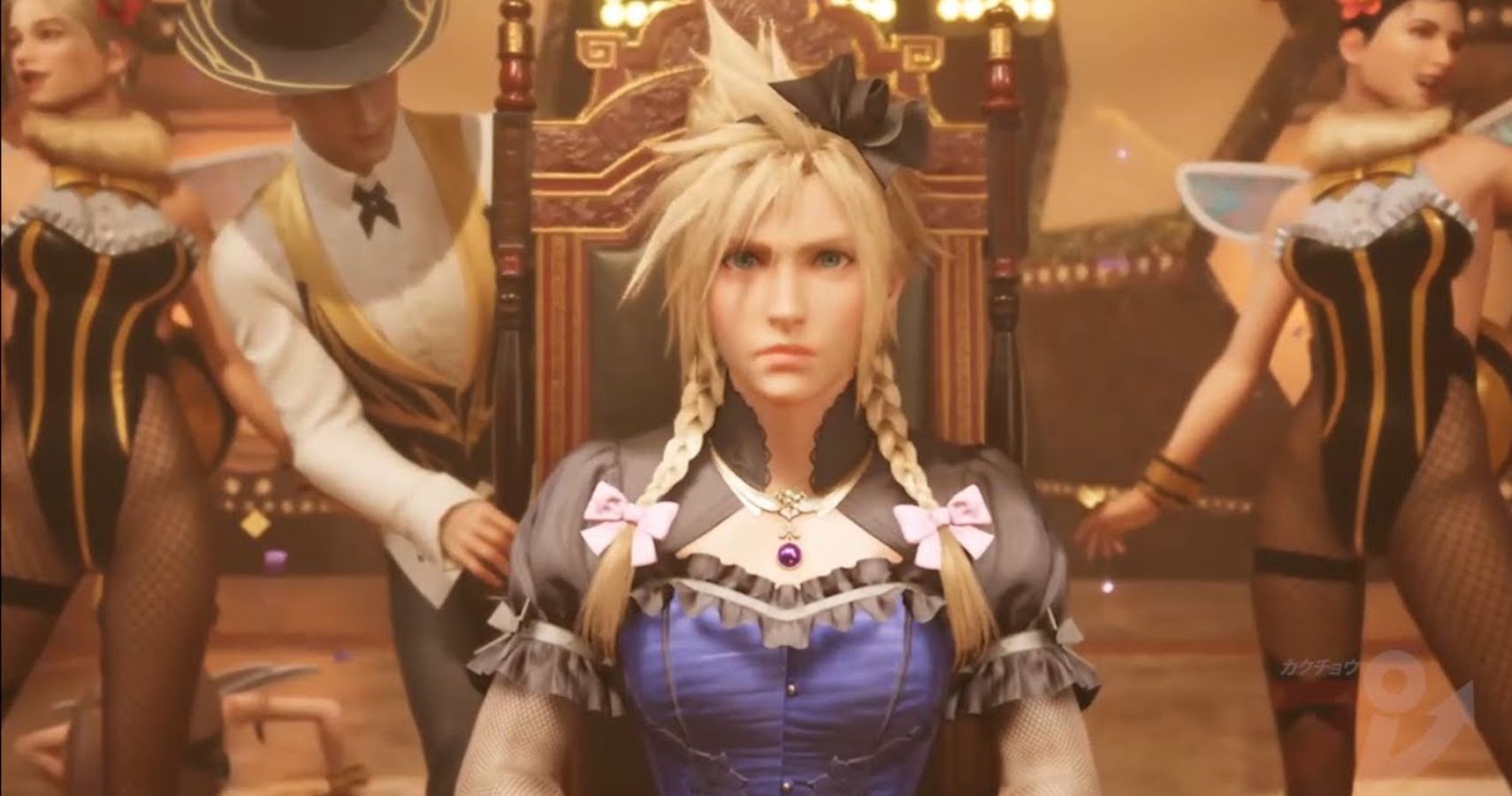 Final Fantasy 7 Remake mod puts Cloud in a dress for the whole