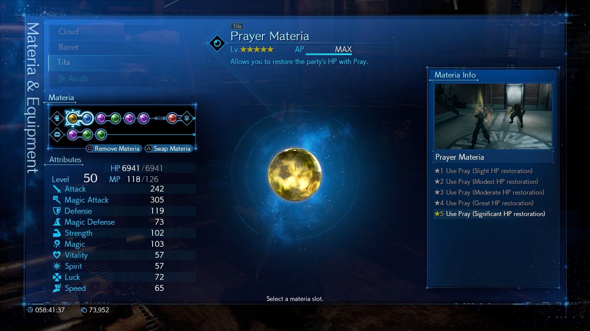 Final Fantasy 7 Remake The Best Command Materia Ranked   Final Fantasy 7 Remake Prayer Materia 