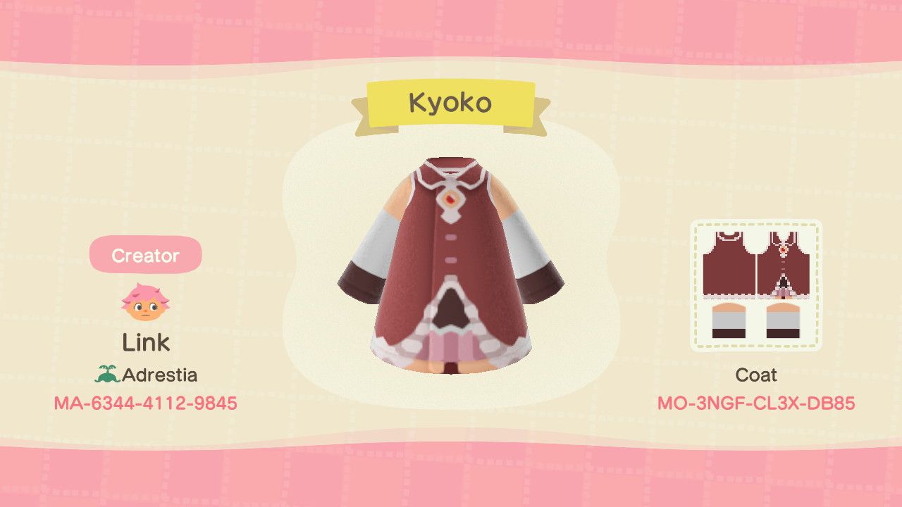 Kyoko's magical girl uniform