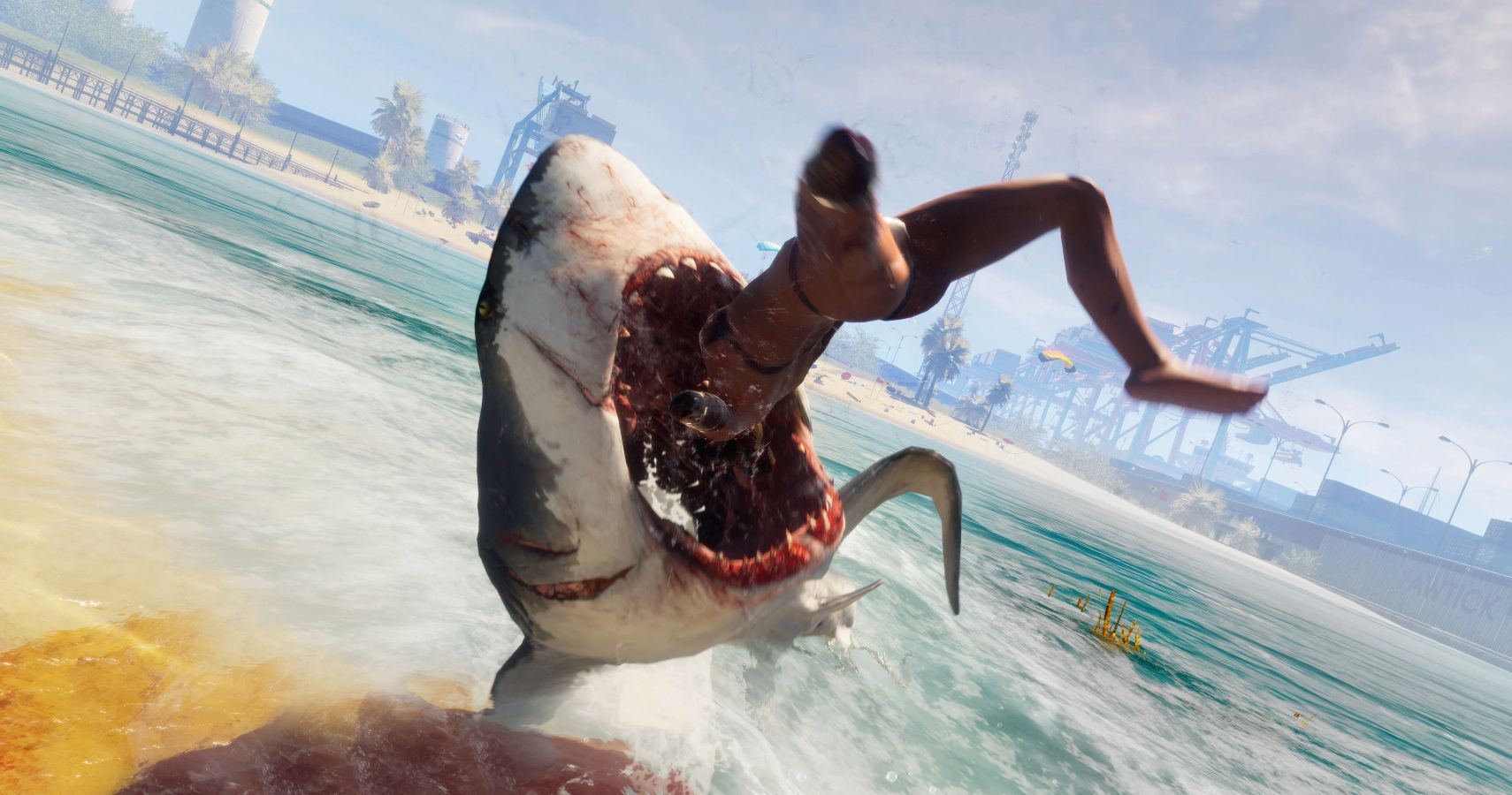 Maneater Eating Shark