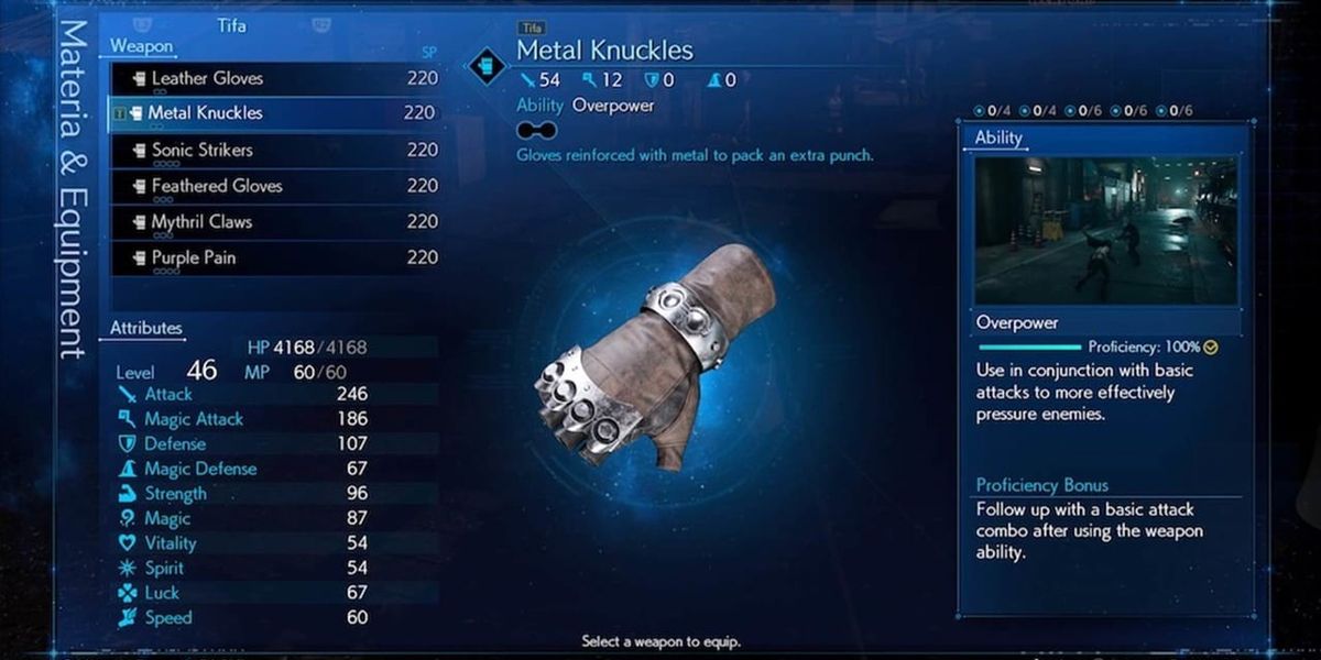 Tifa's Metal Knuckles from Final Fantasy VII Remake