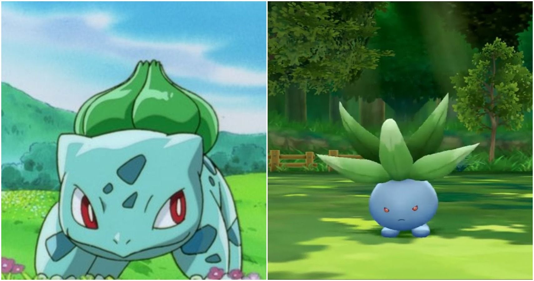 Bulbasaur and his shiny forms