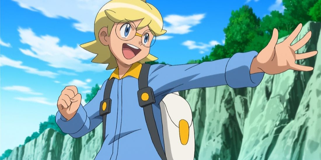 Clemont posing enthusiastically in a canyon