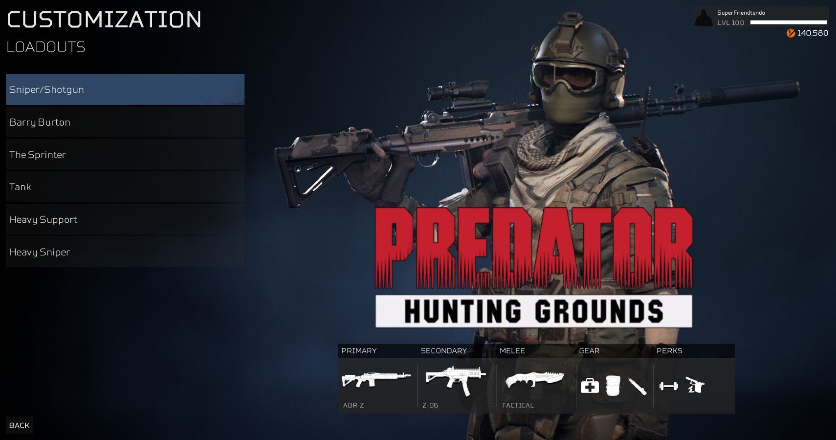 Predator Hunting Grounds Fireteam Weapons Tierlist