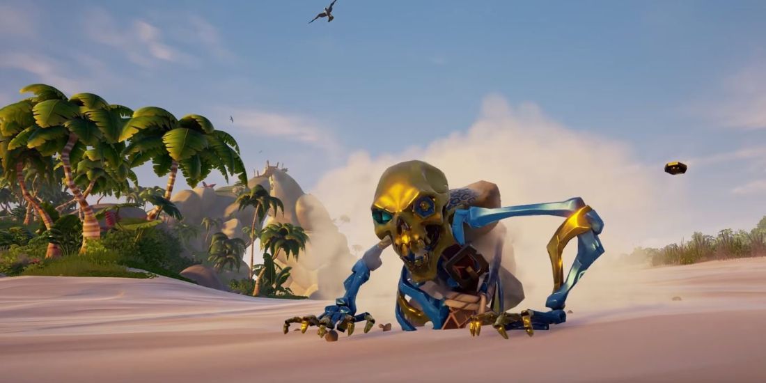 sea_of_thieves_gold_skeletons on the beach