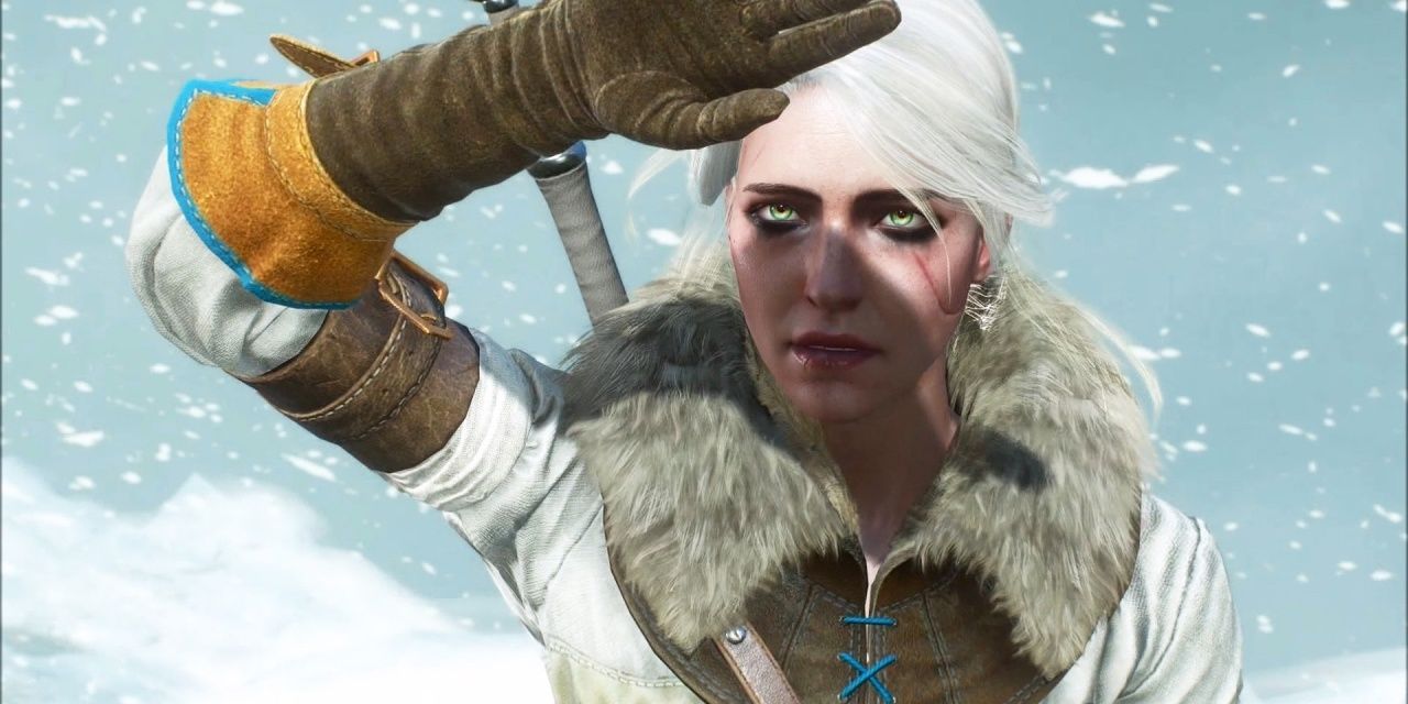Ciri dealing with the White Frost in The Witcher 3