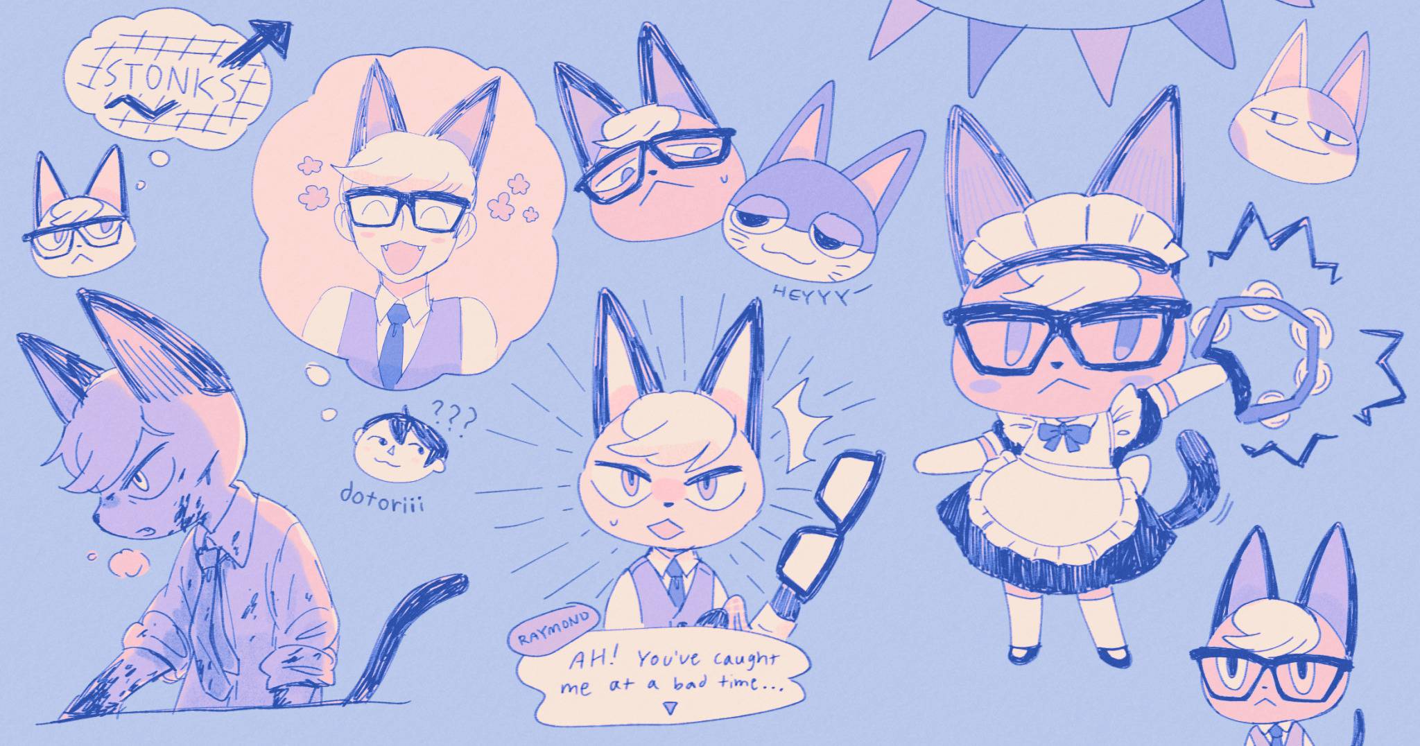 Download Animal Crossing 10 Pieces Of Raymond Fan Art