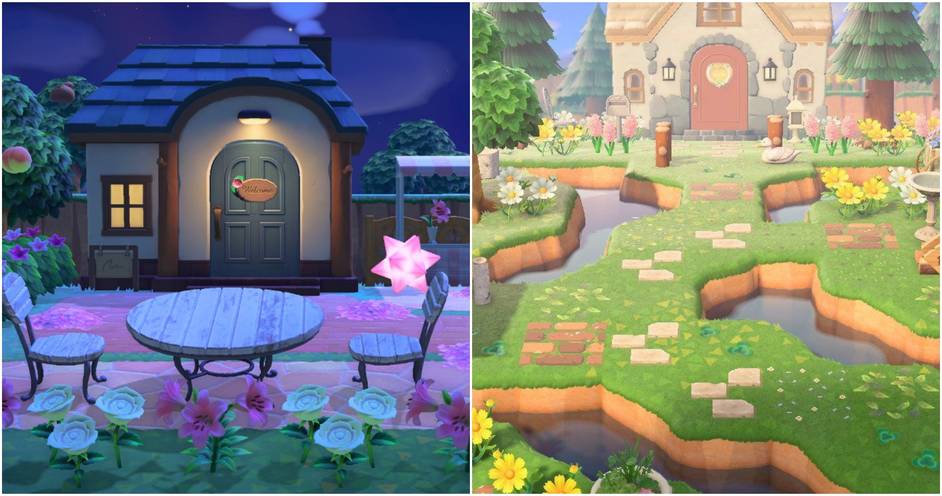 Animal Crossing 15 Beautiful Yards Created For Villagers Animal Crossing 15 Beautiful Yards Created For Villagers