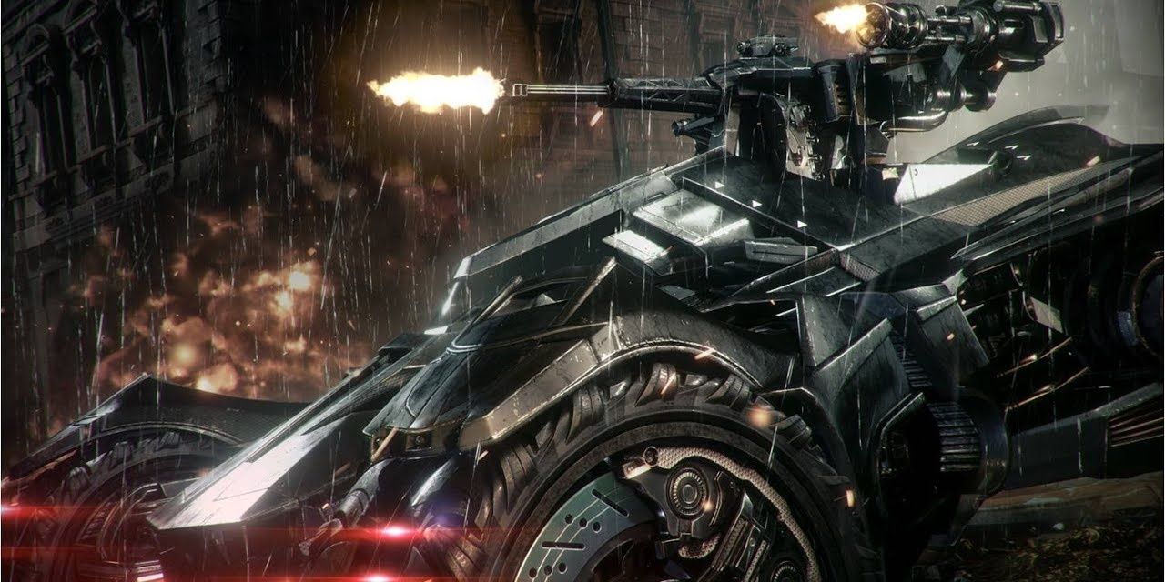 The Batmobile in Arkham Knight