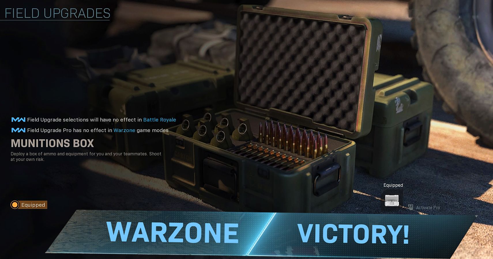 warzone munitions