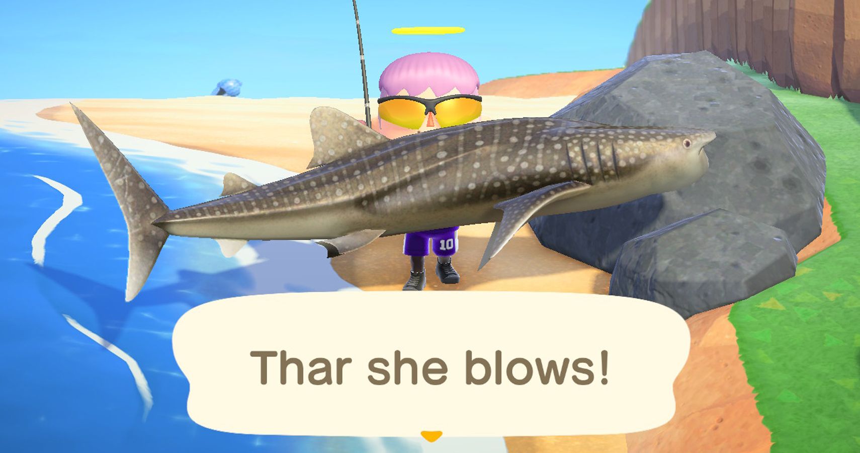 Animal Crossing: New Horizons - How To Catch A Whale Shark