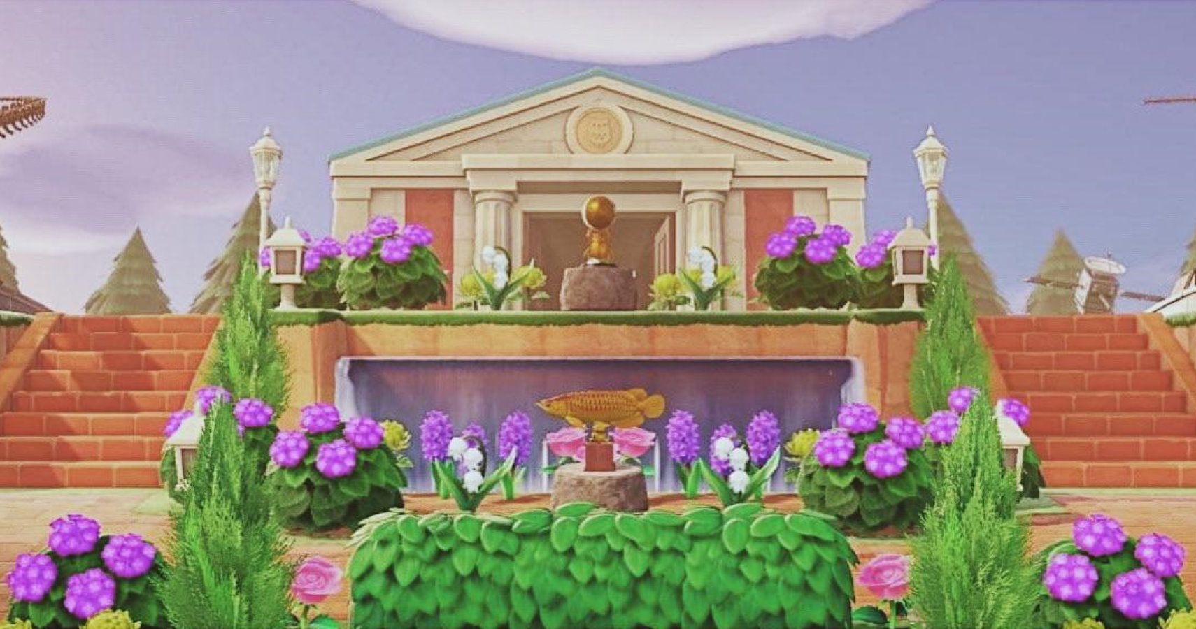 Animal Crossing Fountain Entrance Ideas - Best Decorations