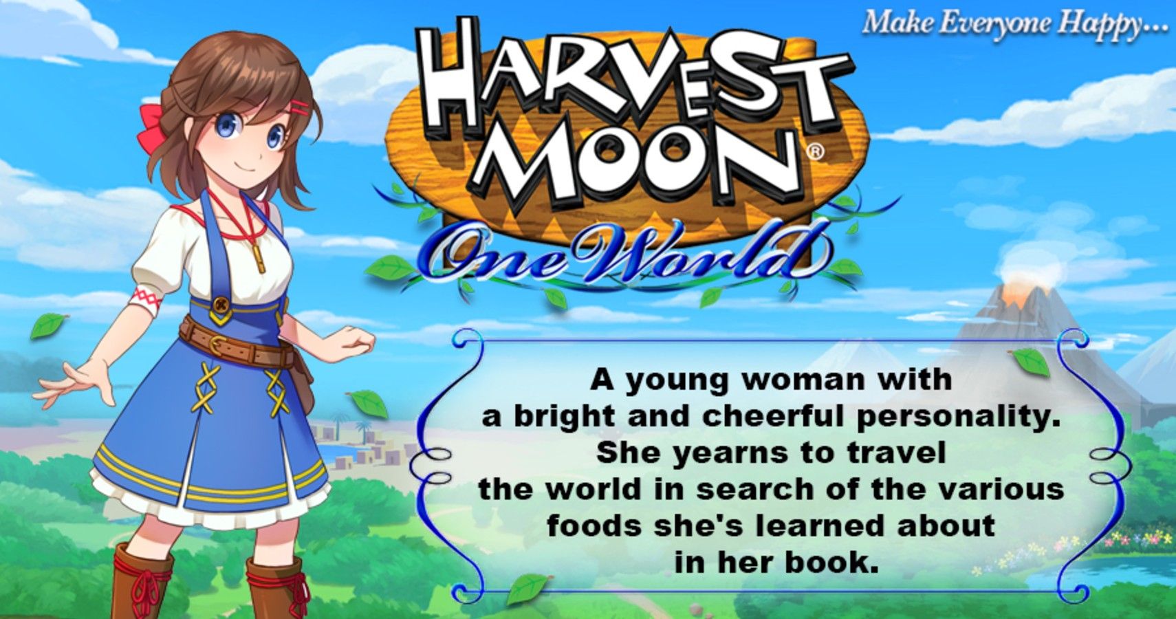 One world игра. Harvest Moon: one World (Switch). Switch Harvest Moon. Игра Harvest Moon one World logo.
