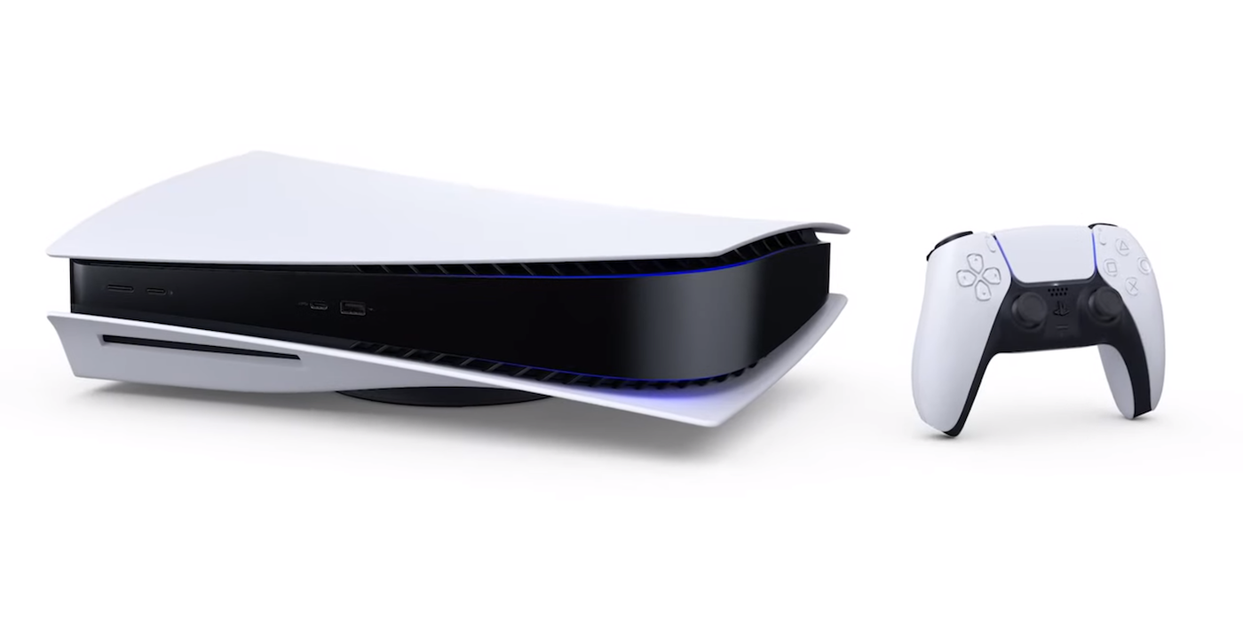 PlayStation 5 horizontal with controller