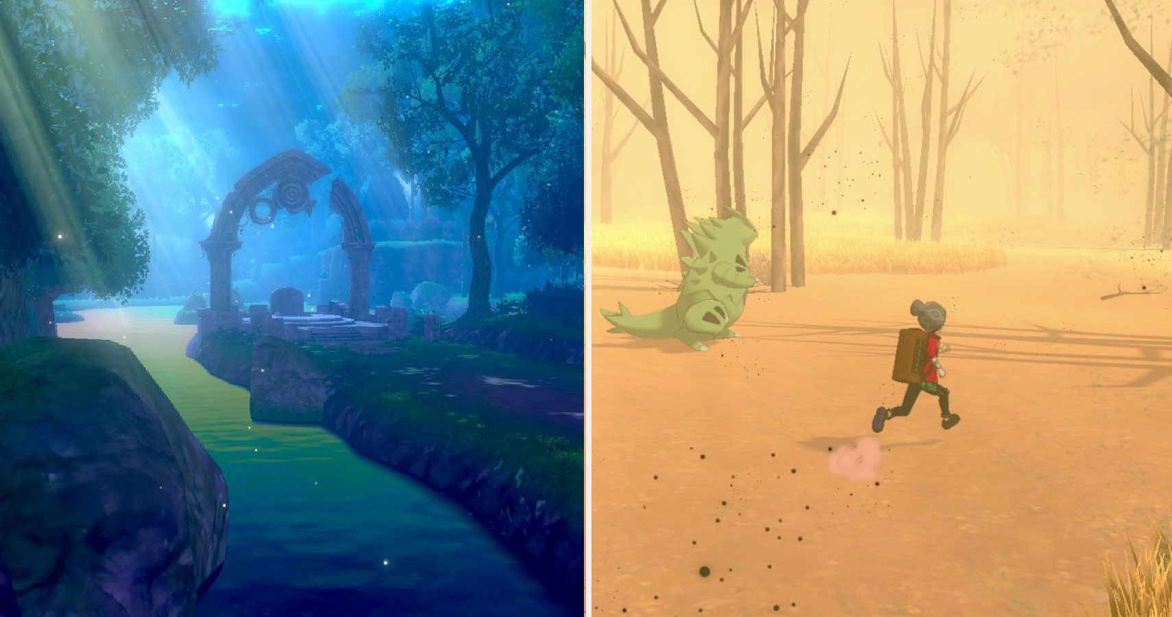 Pokémon Sword and Shield Slumbering Weald - available Pokémon, items and  trainers