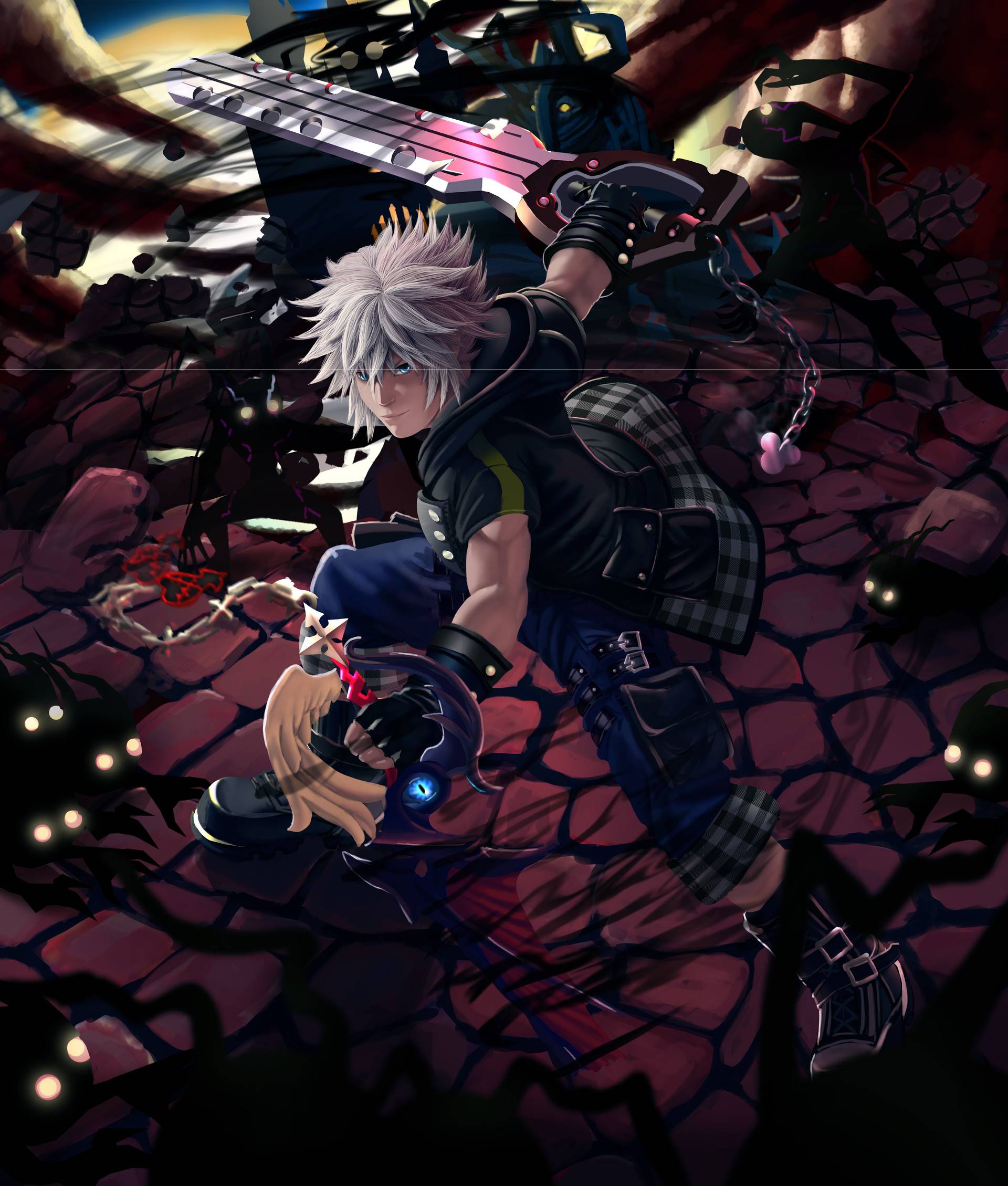 Featured image of post The Best 13 Anime Riku Kingdom Hearts Fanart