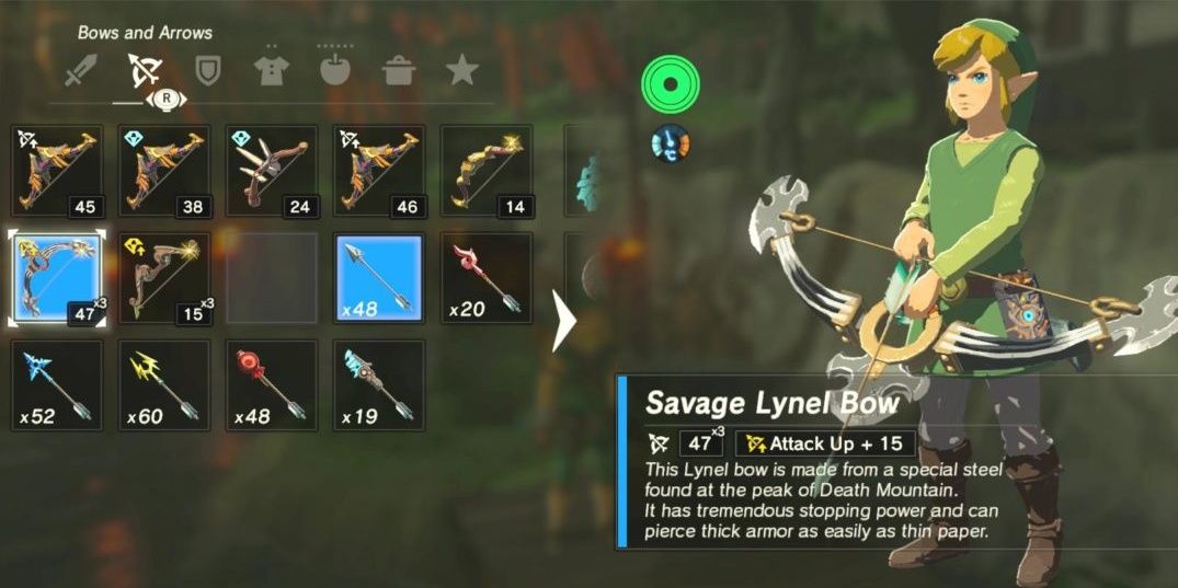 The Savage Lynel Bow in Breath of the Wild