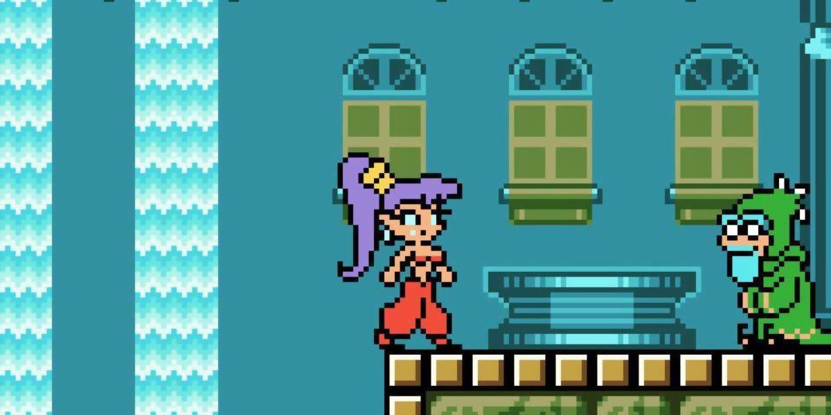 Shantae - Shantae Speaking To The Old Man In The Save House