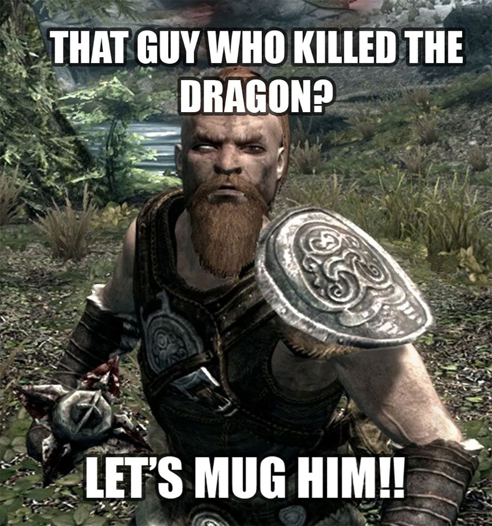 Skyrim: 10 Dragon Memes That Are Too Hilarious For Words