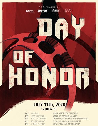 Star Trek Day of Honor schedule image
