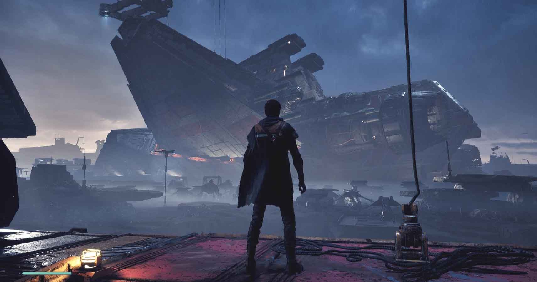 A example of the grandeur of the Star Wars Jedi: Fallen Order game world using the Unreal 4 game engine 