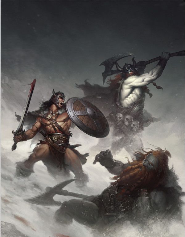 Behold The Art Of Conan In The Newest Sourcebook For Conan: Adventures RPG