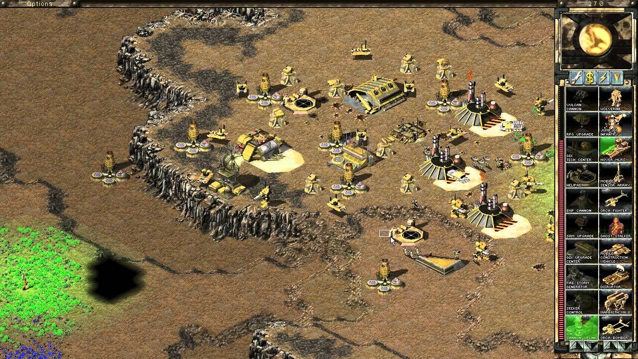 Gameplay screenshot of Command & Conquer Tiberian Sun