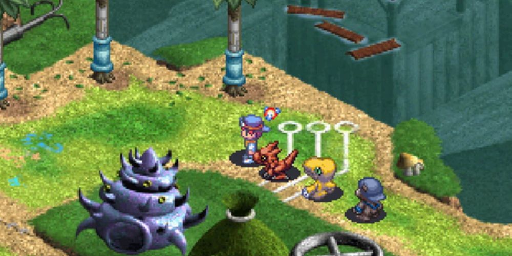 Moving around the overworld of Digimon World 3