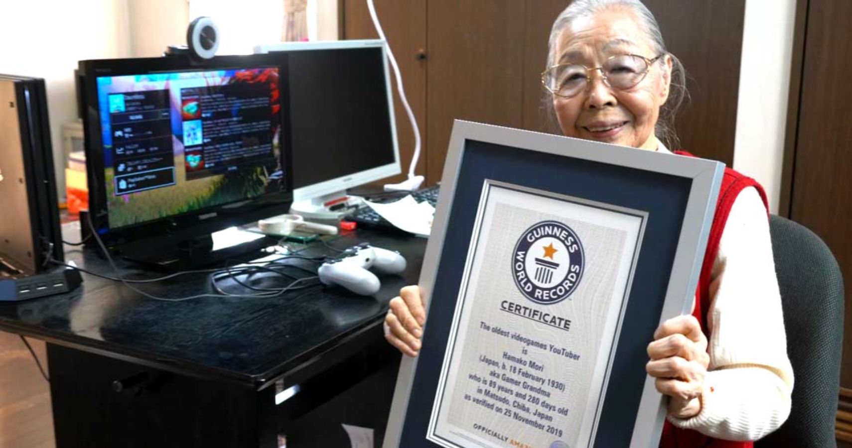 90-year-old who's world's oldest gamer grandma has a special message about  life