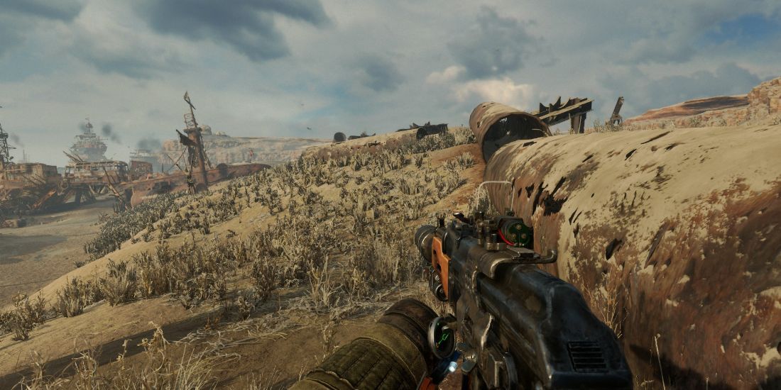 A gameplay screenshot of Metro Exodus