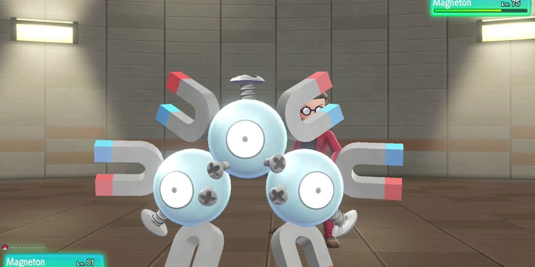 Magneton in a gym in game