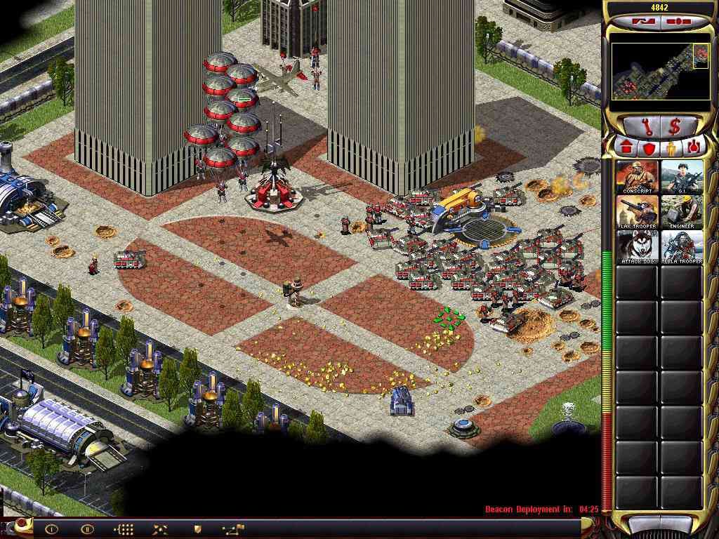 Gameplay screenshot of Command & Conquer Red Alert