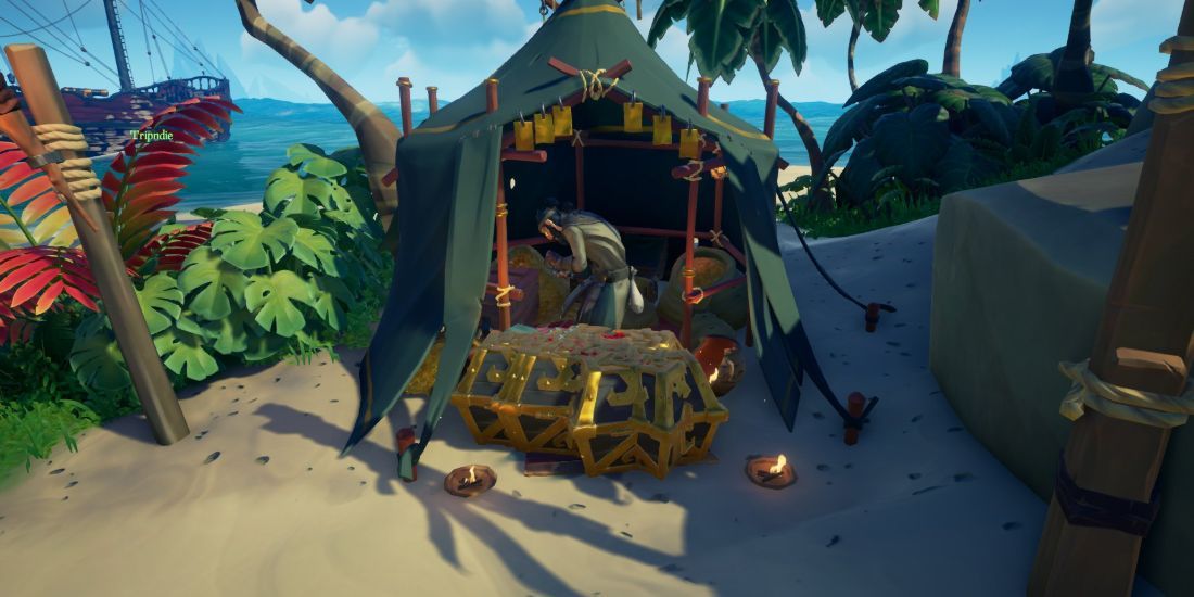 Sea Of Thieves Pirate Selling Treasure