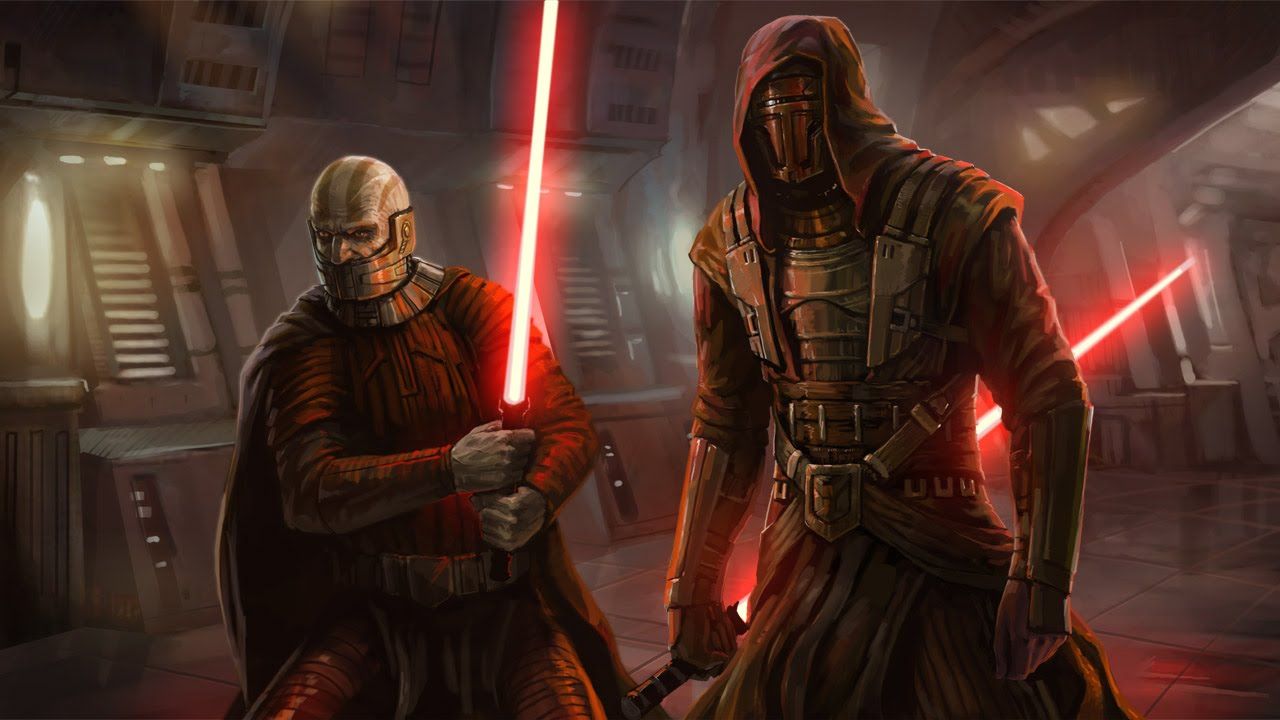image of promotional art for Star Wars: Knights of the Old Republic