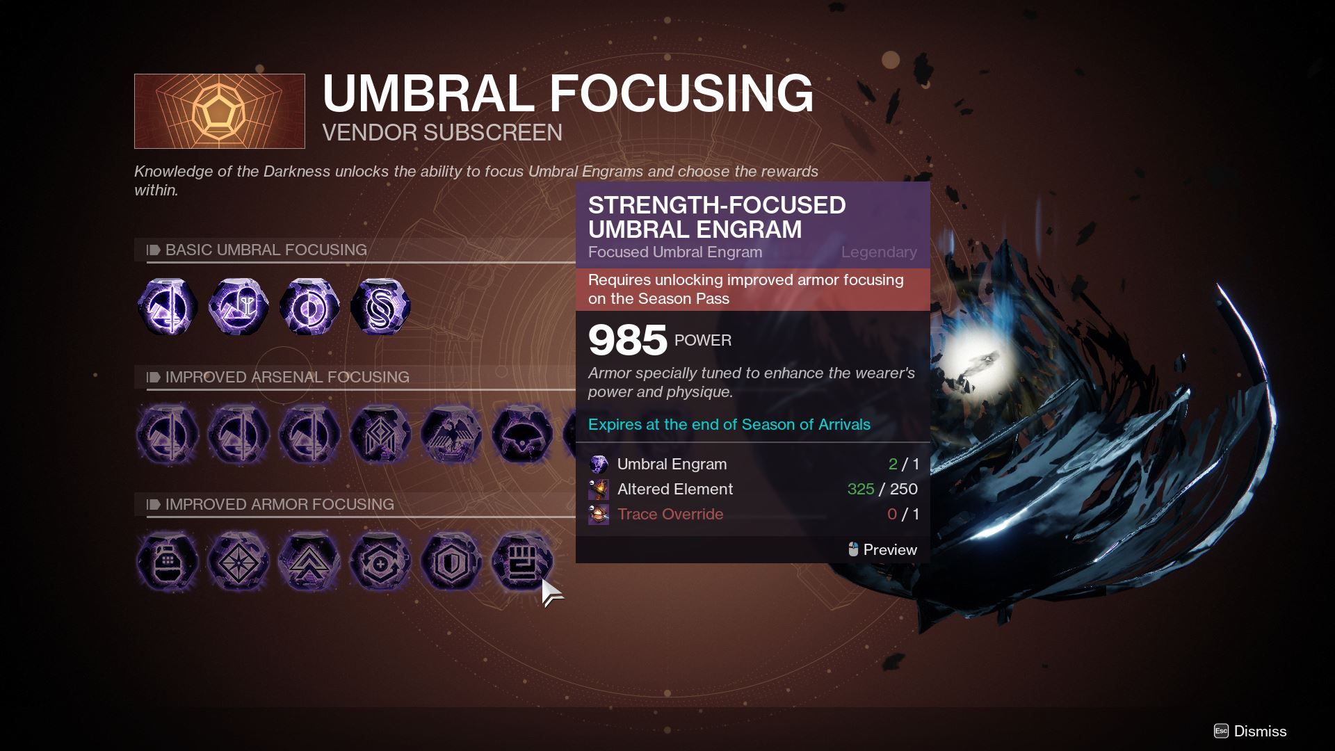 Destiny 2 Umbral Engram Guide