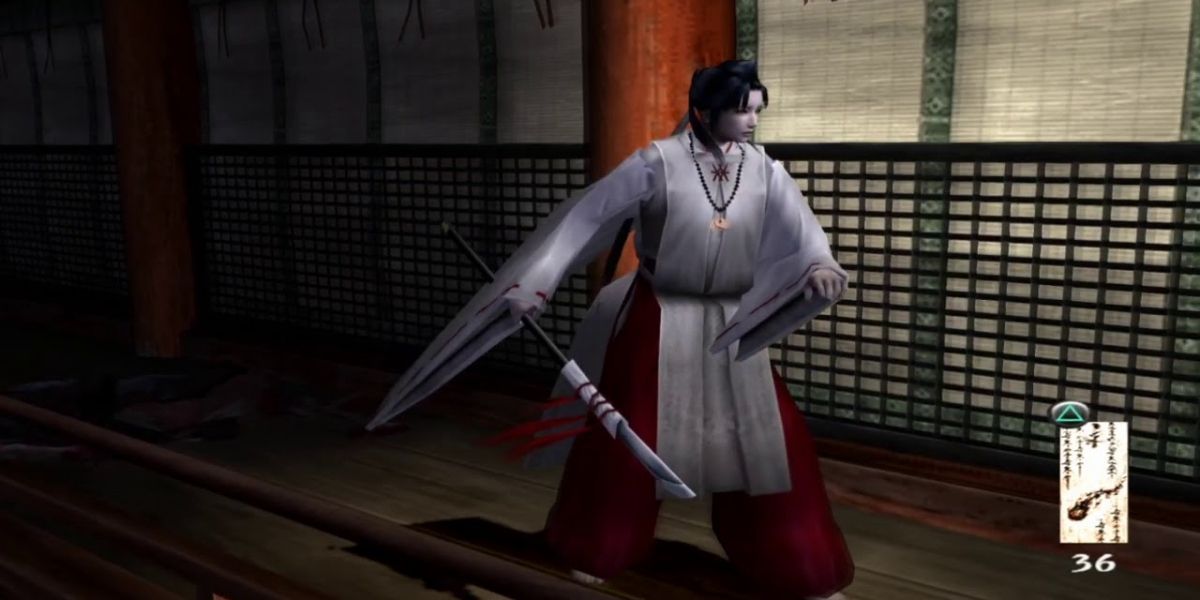 close-up of one of the main characters in Kuon