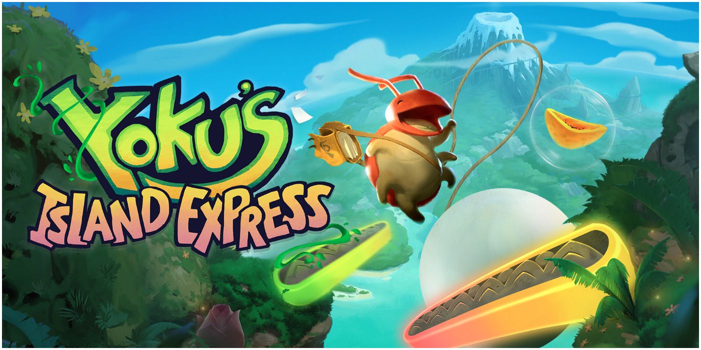 yoku and ball in yoku's island express main artwork