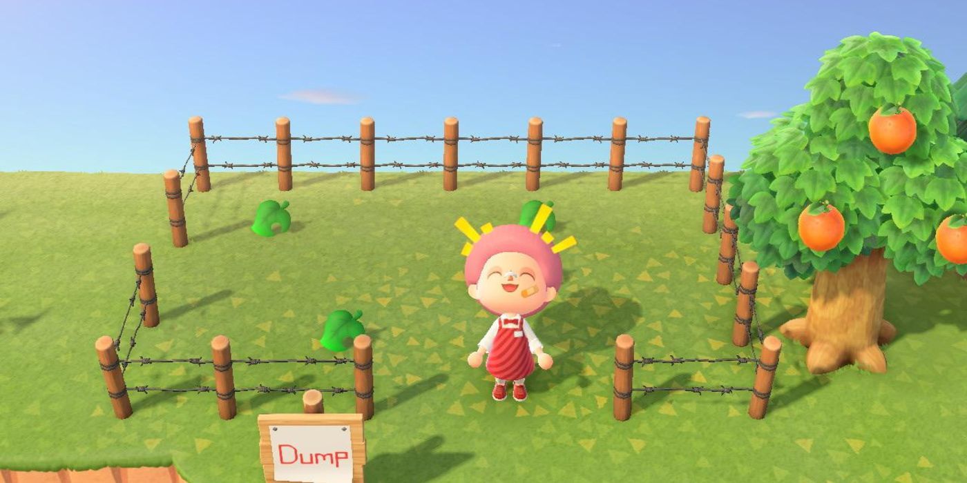 barbed wire fence Animal Crossing: New Horizons