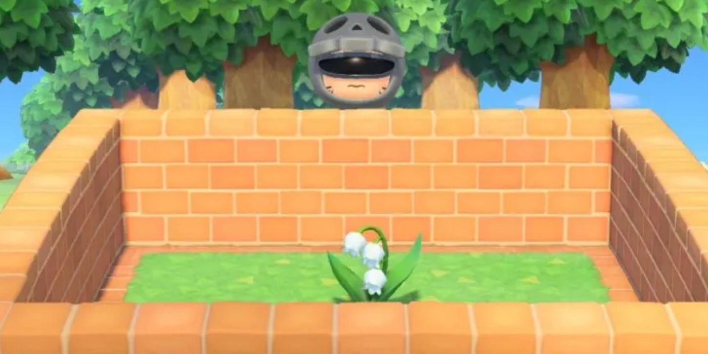 brick fence Animal Crossing: New Horizons