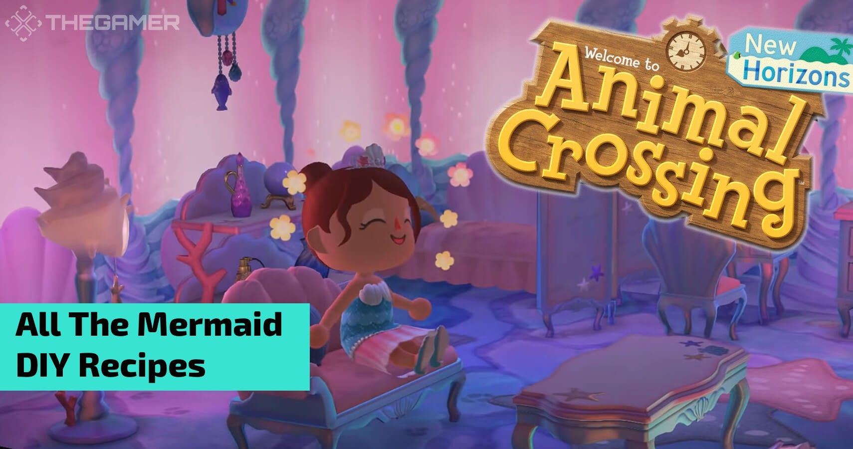 Animal Crossing New Horizons Mermaid DIY Recipes