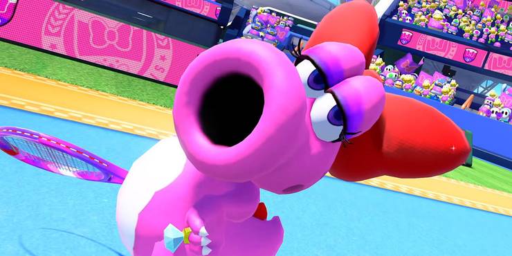 Birdo from Mario Tennis Aces.