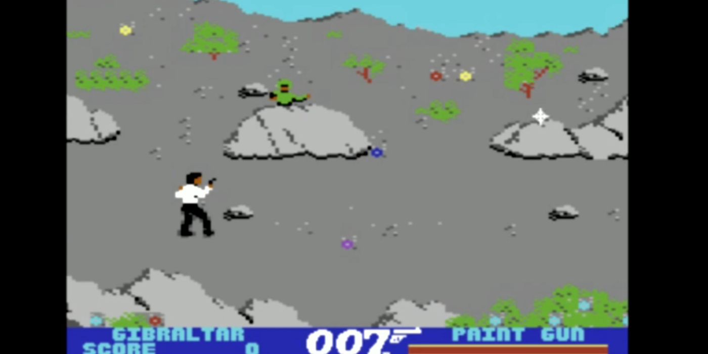 The Living Daylights Gameplay On Commodore 64
