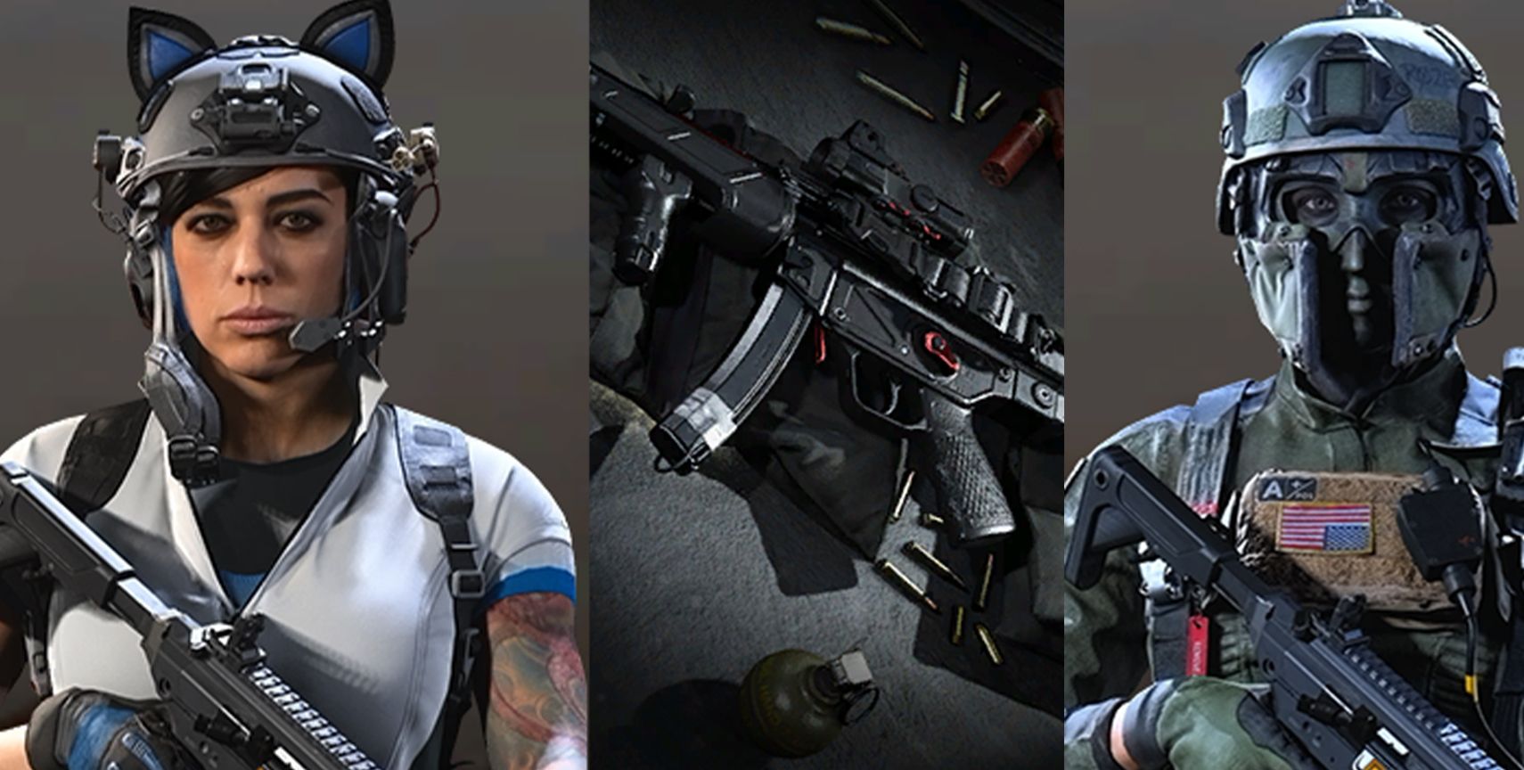 Call of Duty Modern Warfare Warzone Roze, Mara Kawaii pack and professional skin pack highlights