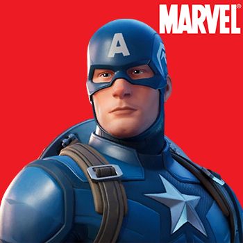 Captain America Fortnite Outfit Portrait