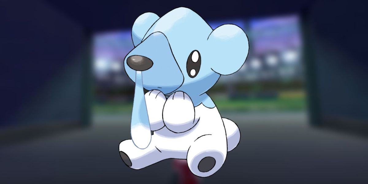 A screenshot of Cubchoo in Pokemon.