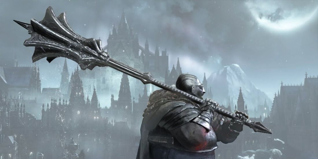 Dark Souls 3 Vordt's Greathammer Boreal Valley Snow Mountain City