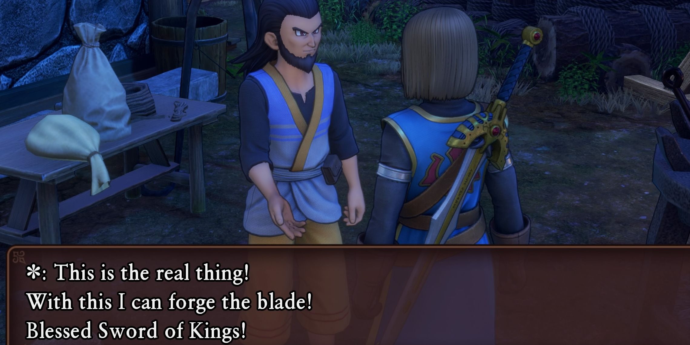 Dragon Quest 11 Sword of kings Cropped